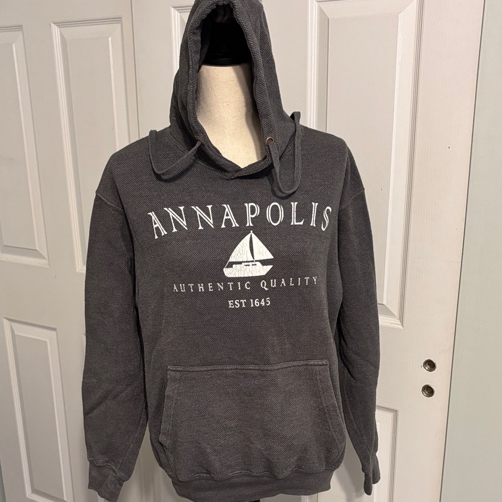Annapolis Gray Hoodie